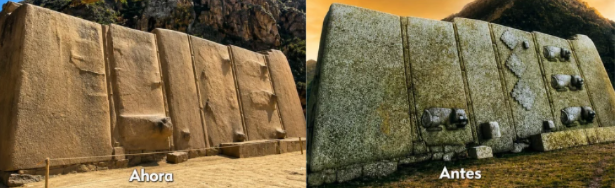 Templo del Sol, antes y ahora - ollantaytambo valle sagrado